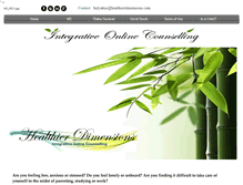 Tablet Screenshot of healthierdimensions.com